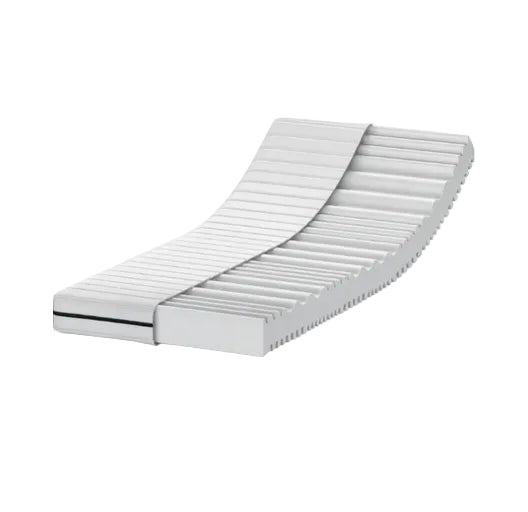 kaltschaummatratze 13 cm mit haertegrad h2 und h3 freigestellt weiss ergonomisch fuer ruecken und seitenschlaefer