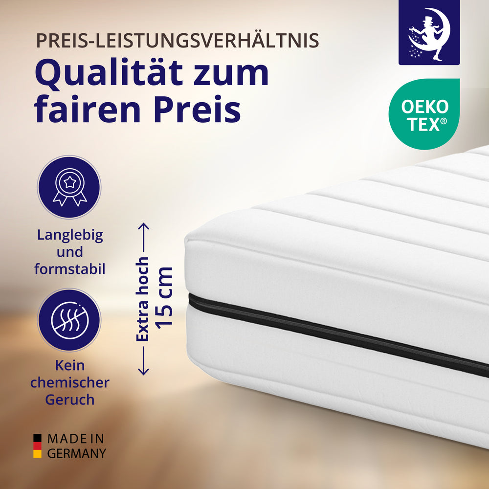 Hover image of Flip Classic 15 – Kaltschaummatratze H2/H3 ergonomisch