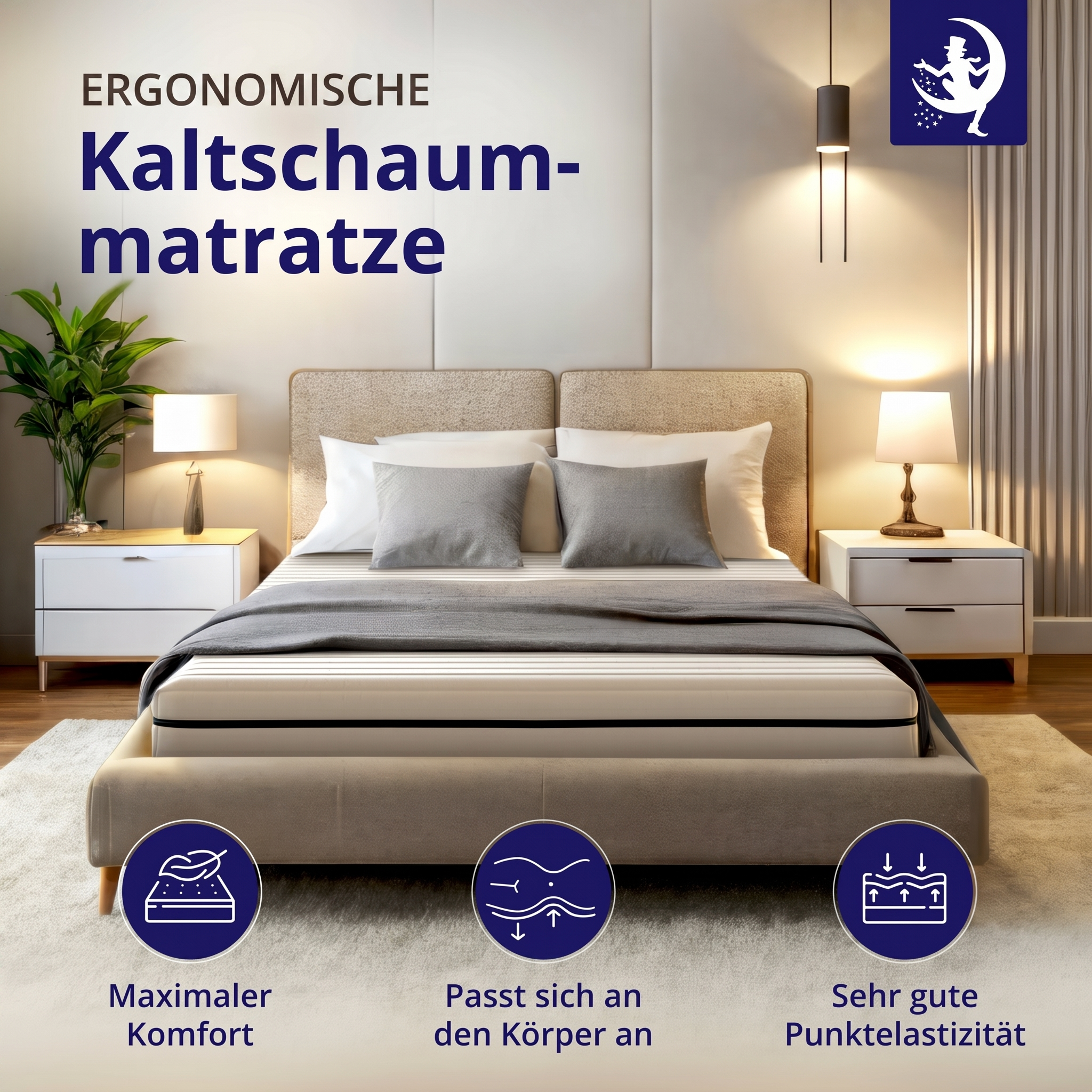 Flip Classic 15 – koudschuimmatras H2/H3 ergonomisch