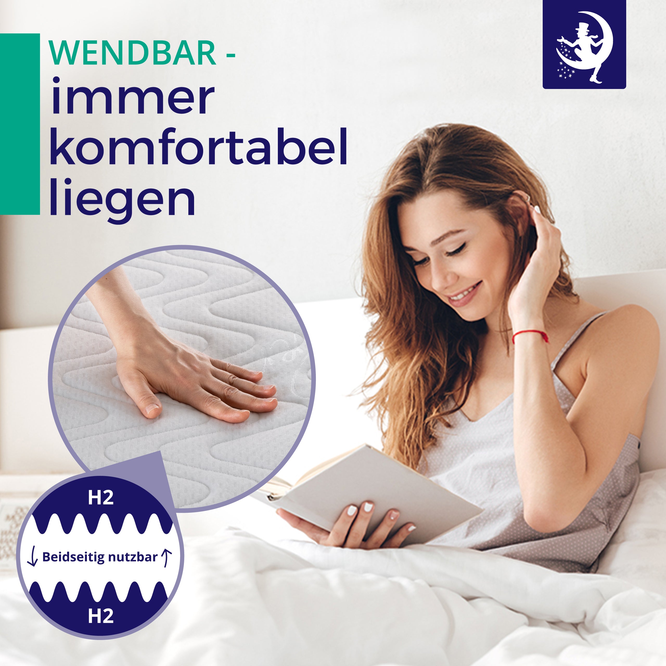 Taschenfederkernmatratze Basic 18 cm – H2
