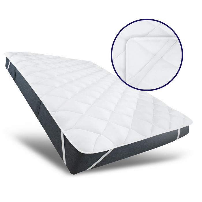 Topper en matrasbeschermer - zachte topper voor matrasbescherming en ligcomfort