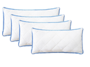 SoftCloud Family – Mikrofaser Kissen Set (4 Stück, blau)