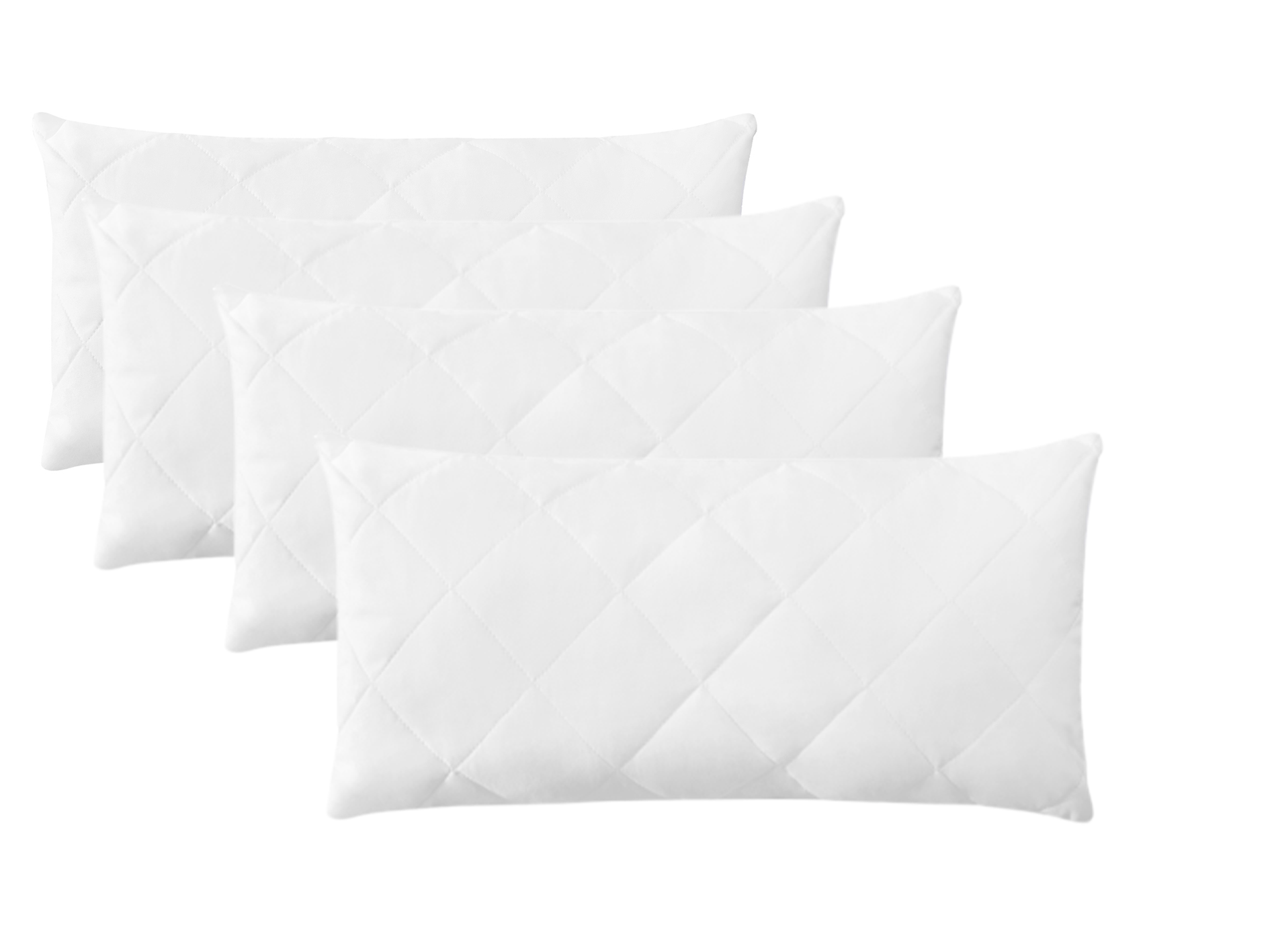 Set van 4 kussens - kussens, sierkussens, vulkussens - microvezel